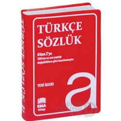 EMA KİTAP / TÜRKÇE SÖZLÜK -  PLASTİK (BİALA) KAPAK