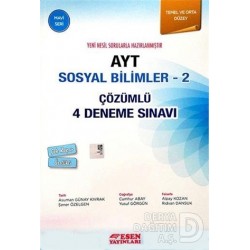 ESEN / AYT SOSYAL BİLİMLER - 2 ÇÖZÜMLÜ DENEME MAVİ
