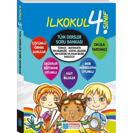 EVRENSEL / 4.SINIF TÜM DERSLER SORU BANKASI
