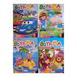 EVRENSEL /  MASKELİ BOYAMA KİTABI (4 KİTAP TAKIM)