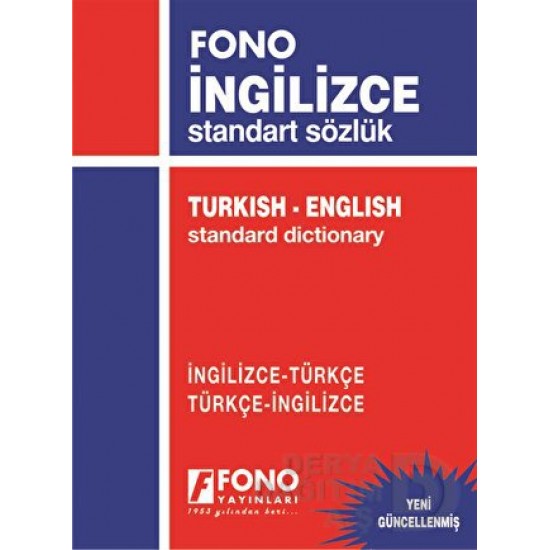 FONO / İNGİLİZCE STANDART SÖZLÜK