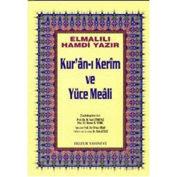 HUZUR / KURANI KERİM VE YÜCE MEALİ ORTA BOY (ELMALI 01)