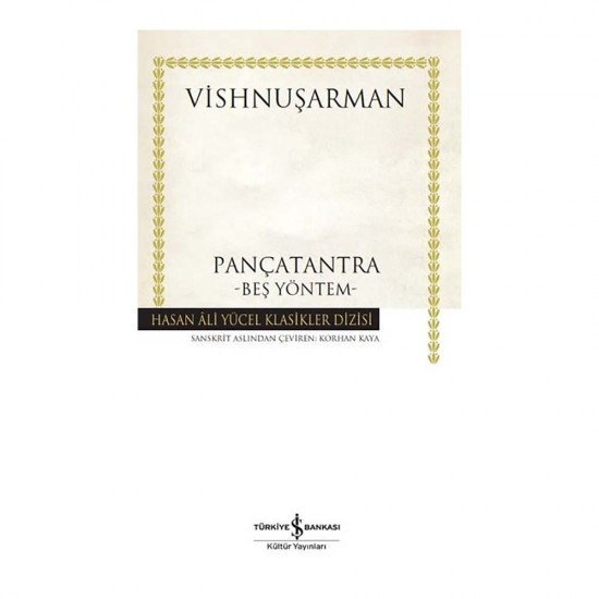 İŞBANKASI /  PANÇATANTRA - BEŞ YÖNTEM KARTON (HASAN ALİ YÜCEL KL)