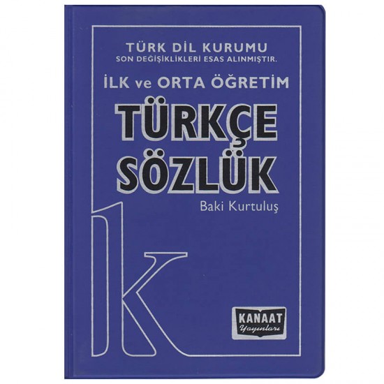 KANAAT /  TÜRKÇE SÖZLÜK (BİYALA LACİVERT- MOR KAPAK) İLK VE ORTA ÖĞRETİM