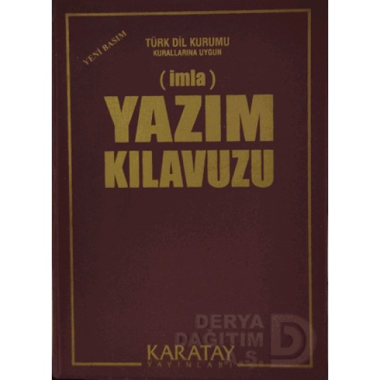 KARATAY / YAZIM KLAVUZU (İMLA PLASTİK KAPAK )