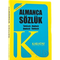 KARATAY / ALMANCA SÖZLÜK - PLASTİK KAPAK (ALMANCA  TÜRKÇE CEP SÖZLÜĞÜ )