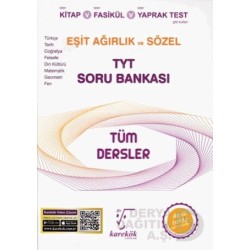 KAREKÖK /  TYT TÜM DERSLER EŞİ AĞIRLIK VE SÖZEL SB