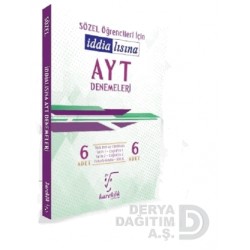 KAREKÖK /  AYT 6 DENEME -İDDİALISINA- SÖZEL