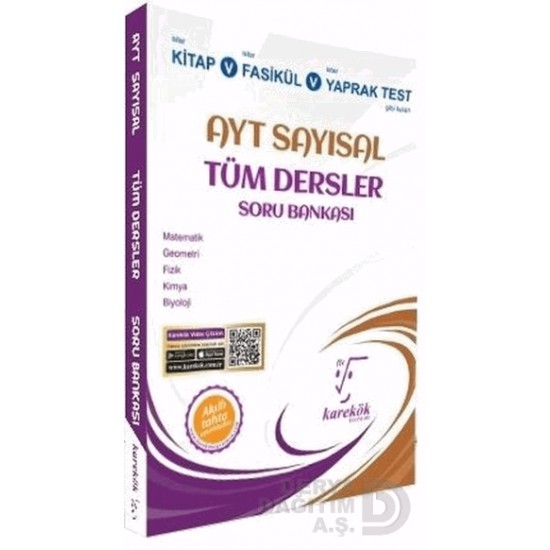 KAREKÖK / AYT SAYISAL TÜM DERSLER SORU BANKASI