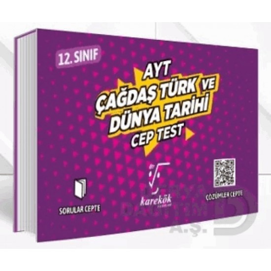 KAREKÖK / AYT ÇAĞDAŞ TÜRK VE DÜNYA TARİHİ CEP TEST