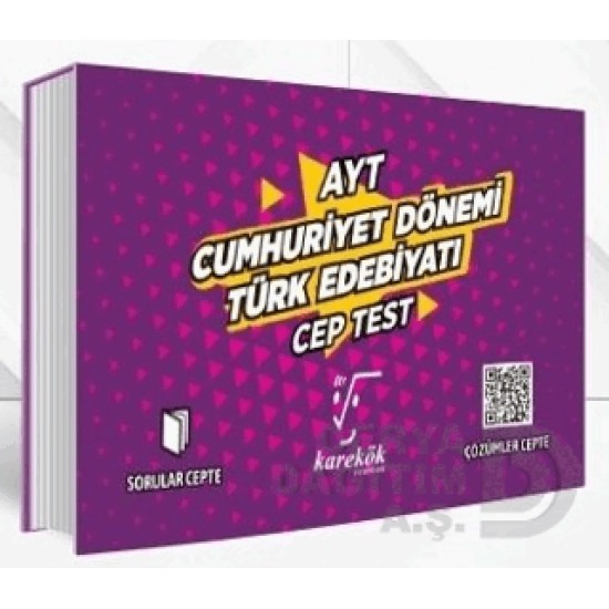KAREKÖK / AYT CUMHURİYET DÖNEMİ EDEBİYAT CEP TEST