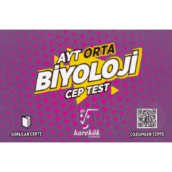 KAREKÖK /   AYT BİYOLOJİ CEP TEST ORTA