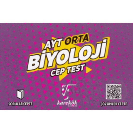KAREKÖK /   AYT BİYOLOJİ CEP TEST ORTA