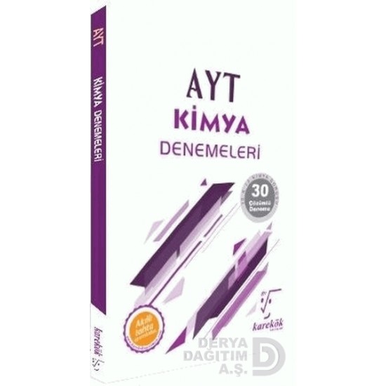 KAREKÖK / AYT KİMYA DENEMELERİ (30X13 30 ÇÖZÜMLÜ DENEME)