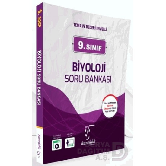 KAREKÖK /   9 .SINIF BİYOLOJİ SORU BANKASI (YENİ)