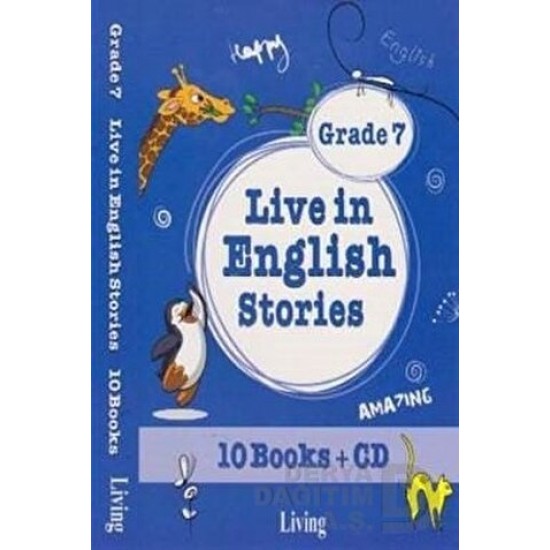 LİVİNG / GRADE-7 LİVE İN ENGLİSH SRTORİES 10 KİTAP