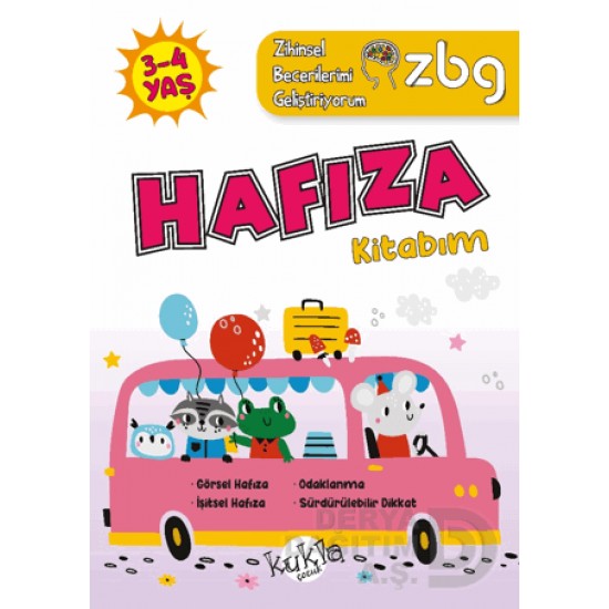 KUKLA / ZBG HAFIZA KİTABIM 3 - 4 YAŞ