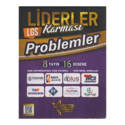 LİDERLER KARMASI /   LGS PROBLEMLER ( 8 YAYIN 16 DENEME)