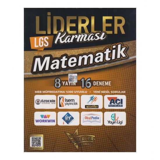 LİDERLER KARMASI / LGS MATEMATİK (8 YAYIN 16 DENEME)