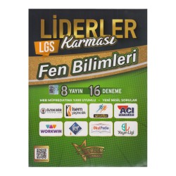 LİDERLER KARMASI /  LGS FEN BİLİMLERİ  (8 YAYIN 16 DENEME)