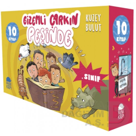 MAVİ KİRPİ / GİZEMLİ ÇARKIN PEŞİNDE 3.SINIF (10 KİTAP TAKIM)