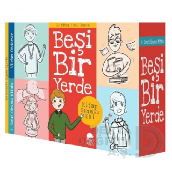 MAVİ KİRPİ / BEŞİ BİR YERDE 4.SINIF (10 KİTAP)