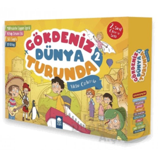 MAVİ KİRPİ / GÖKDENİZ DÜNYA TURUNDA 2 - 2. SINIF (10 KİTAP)