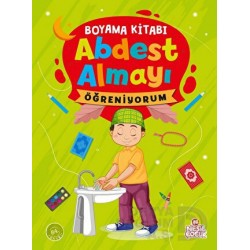 NESİL / BOYAMA KİTABI - ABDEST ALMAYI ÖĞRENİYORUM (ERKEK)