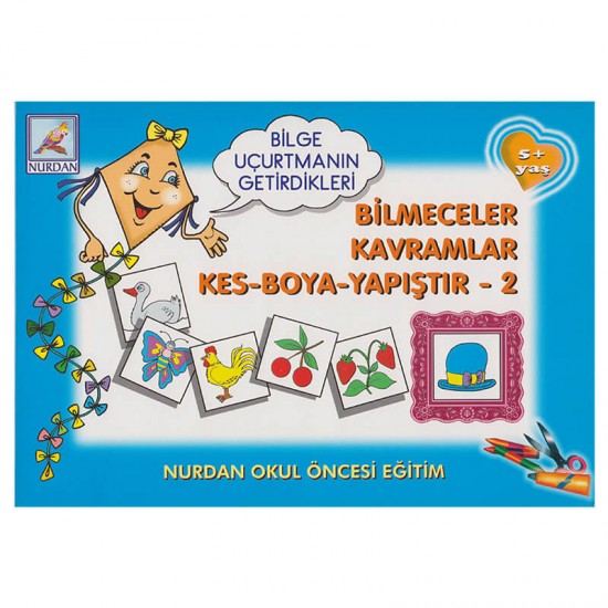 NURDAN /BİLMECELER KAVRAMLAR KES BOYA YAPIŞTIR-2