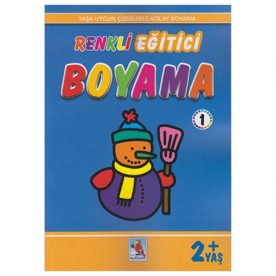 NURDAN /RENKLİ EĞİTİCİ BOYAMA-1 2+YAŞ
