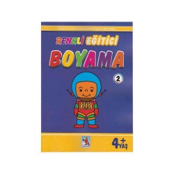 NURDAN /RENKLİ EĞİTİCİ BOYAMA-2 4+YAŞ (YENİ)