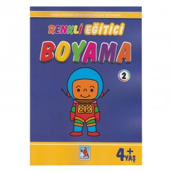 NURDAN /RENKLİ EĞİTİCİ BOYAMA-2 4+YAŞ