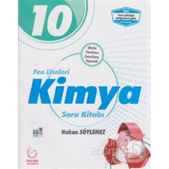 PALME / 10.SINIF KİMYA S B FEN LİSELERİ İÇİN  İADESİZ