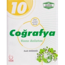 PALME /  10.SINIF COĞRAFYA KONU ANLATIM  İADESİZ