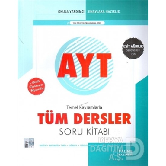 PALME /  YKS AYT TÜM DERSLER SORU KİTABI