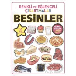PARILTI / BESİNLER - RENKLİ EĞLENCELİ ÇIKARTMALAR