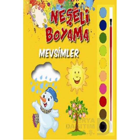 PARILTI / NEŞELİ BOYAMA / MEVSİMLER