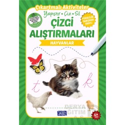 PARILTI / ÇİZGİ ALIŞTIRMALARI -HAYVANLAR