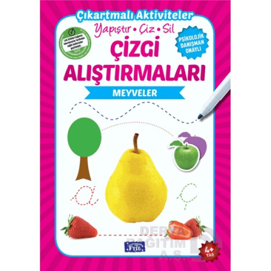PARILTI / ÇİZGİ ALIŞTIRMALARI -MEYVELER