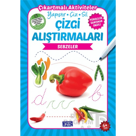 PARILTI / ÇİZGİ ALIŞTIRMALARI -SEBZELER