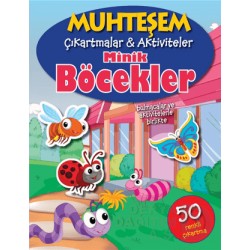 PARILTI / MUHTEŞEM ÇIKARTMALI MİNİK BÖCEKLER