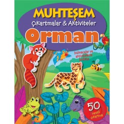 PARILTI / MUHTEŞEM ÇIKARTMALI ORMAN