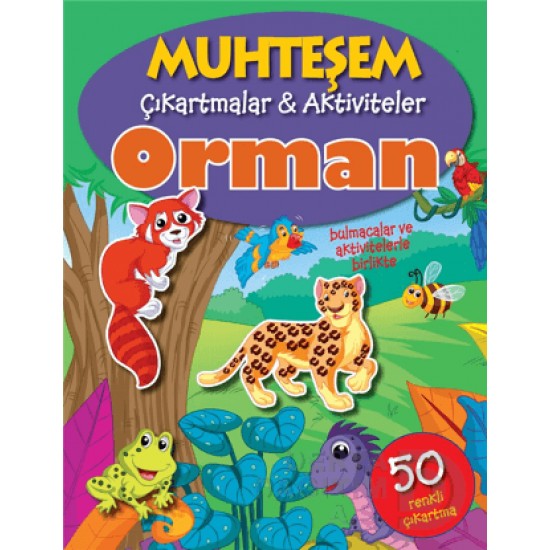 PARILTI / MUHTEŞEM ÇIKARTMALI ORMAN