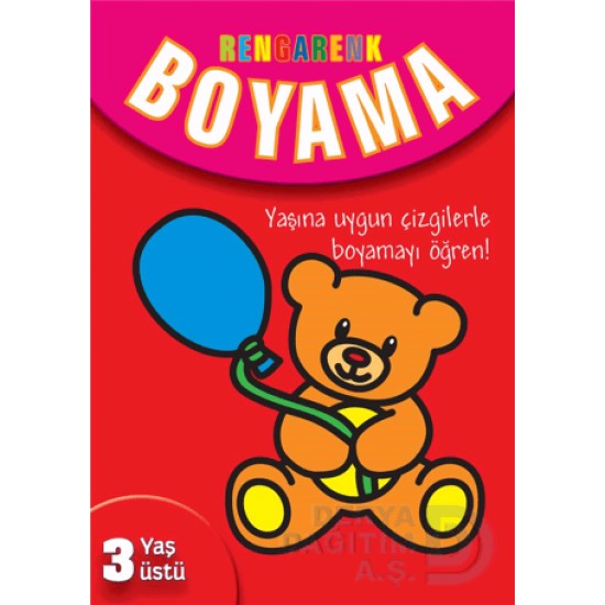 PARILTI / RENGARENK BOYAMA 3 YAŞ ÜSTÜ