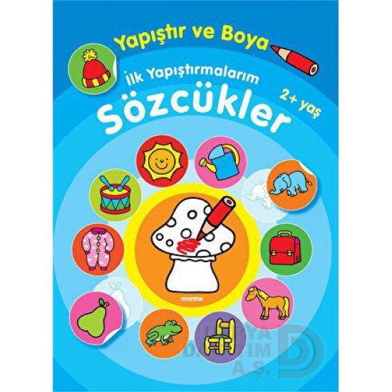 PARILTI / SÖZCÜKLER YAPIŞTIR BOYA
