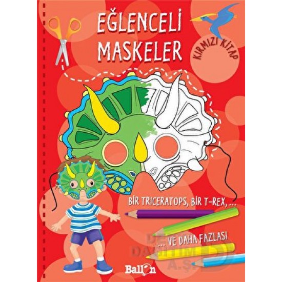 PARILTI / EĞLENCELİ MASKELER KIRMIZI KİTAP