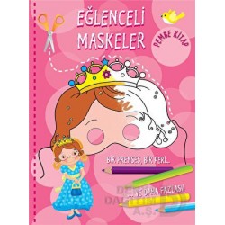 PARILTI / EĞLENCELİ MASKELER PEMBE KİTAP