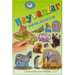 PARILTI / HAYVANLAR -ÇIKARTMA AKTİVİTE KİTABI