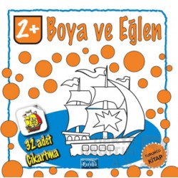 PARILTI / BOYA VE EĞLEN - TURUNCU KİTAP