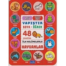 PARILTI / YAPIŞTIR BOYA ÖĞREN - HAYVANLAR